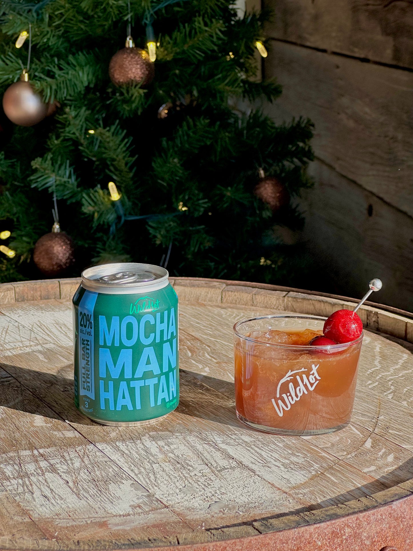 *Bar Strength* Mocha Manhattan Cocktail (20% ABV, Each Can Serves 3)