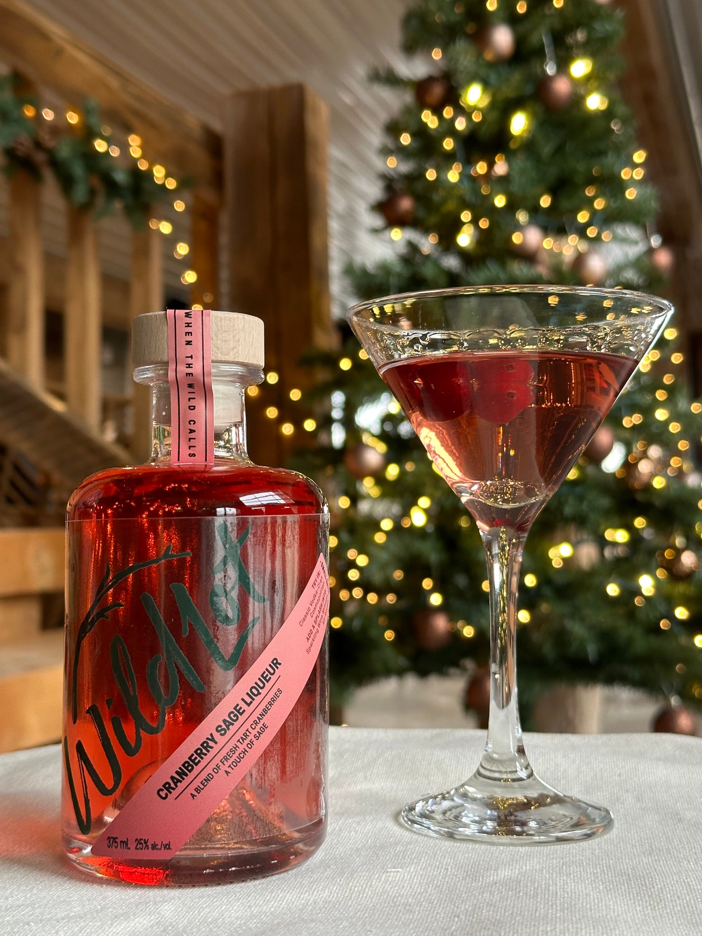 Wild Lot Small Batch Cranberry Liqueur (375ml)