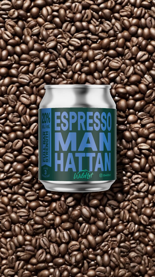 *Bar Strength* Espresso Manhattan Cocktail (20% ABV, Each Can Serves 3)
