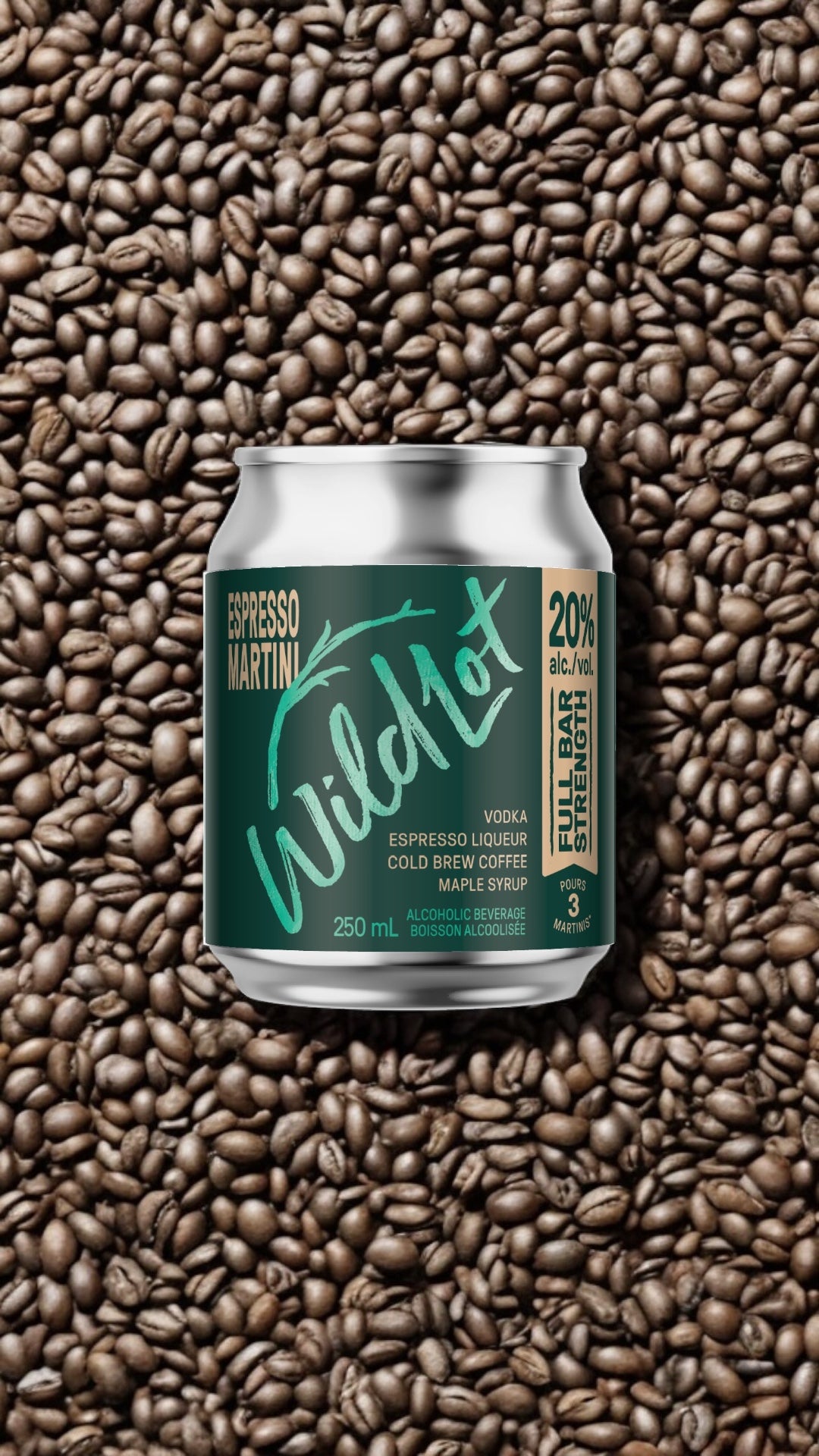 *Bar Strength* Espresso Martini (20% ABV, Each Can Serves 3)