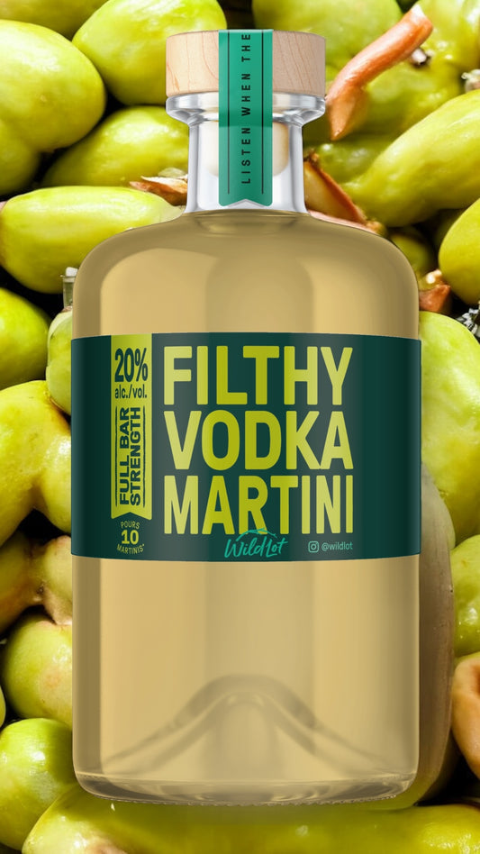 *Bar Strength* Filthy Vodka Martini (20% ABV, Each Bottle Serves 10)