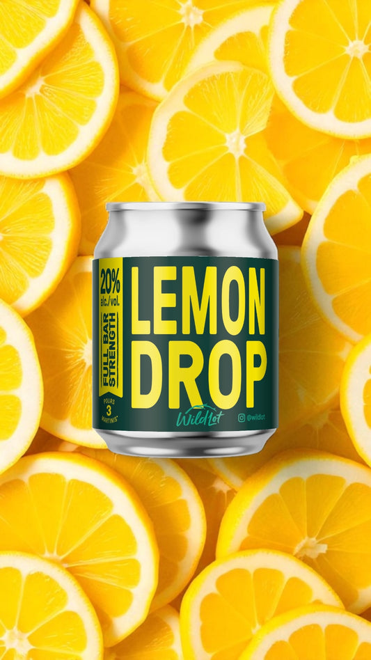 *Bar Strength* Lemondrop Martini (20% ABV, Each Can Serves 3)