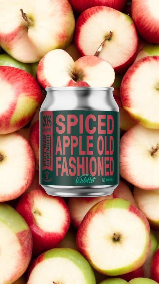 *Bar Strength* Spiced Apple Old Fashioned Cocktail (20% ABV, Each Can Serves 3)