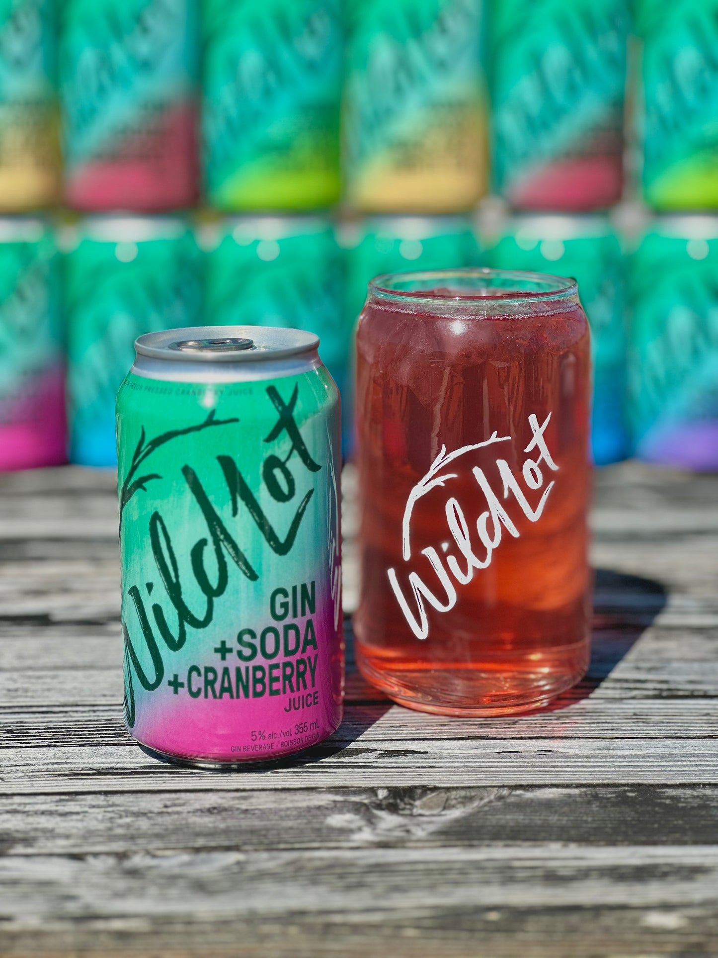 Gin + Soda + Cranberry Juice (6 Pack Cans)