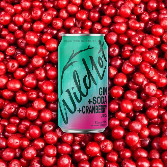 Gin + Soda + Cranberry Juice (6 Pack Cans)