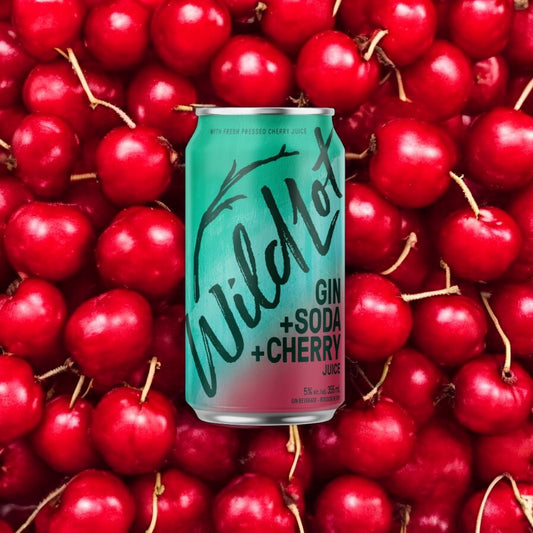 Gin + Soda + Cherry Juice (6 Pack Cans)