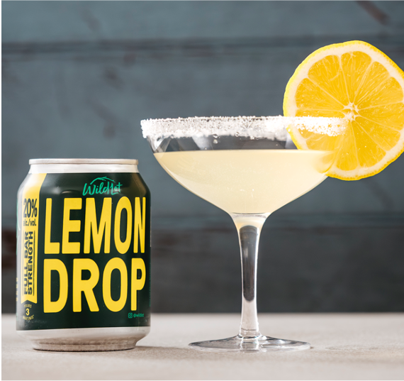 FERNANDES ZO-3 Lemon Dropレモンドロップ ナチュラル Bar Strength* Lemondrop Martini (20% ABV, Each Can Serves 3) – wildlot