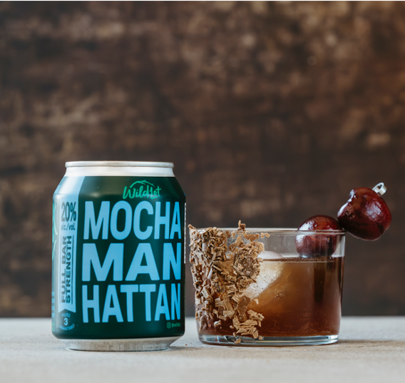 SLIM WEEK DRINK Dark Mocha 20袋 Bar Strength* Mocha Manhattan Cocktail (20% ABV, Each Can Serves 3