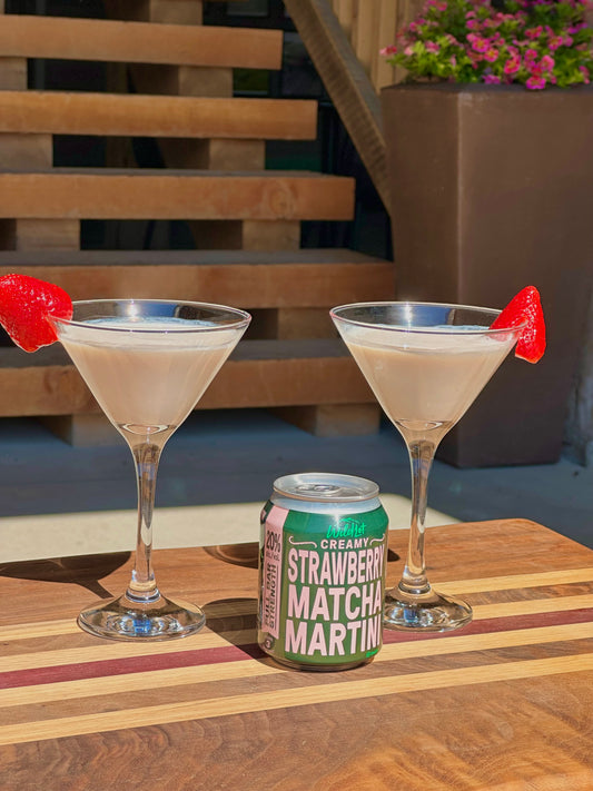 *Bar Strength* Creamy Strawberry Matcha Martini (20% ABV, Each Can Serves 3)