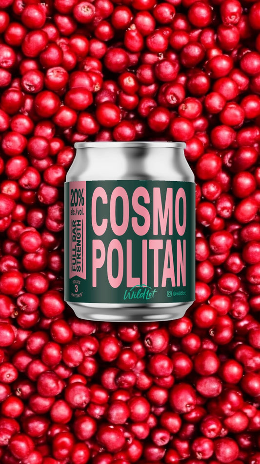*Bar Strength* Cosmopolitan Martini (20% ABV, Each Can Serves 3)