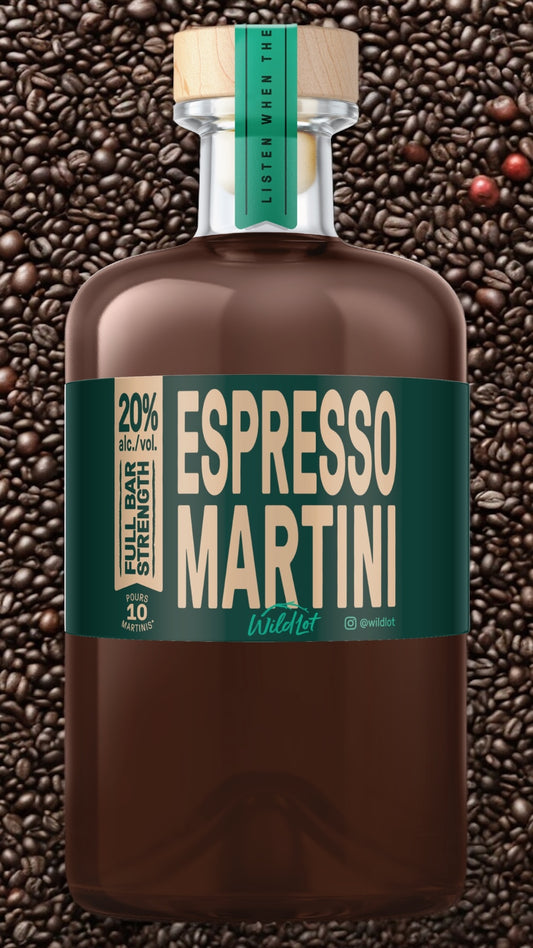 *Bar Strength* Espresso Martini (20% ABV, Each Bottle Serves 10)