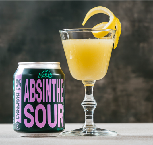 *Bar Strength* Absinthe Sour Cocktail (20% ABV, Each Can Serves 3)