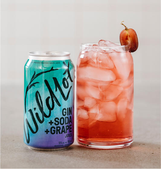 Gin + Soda + Grape Juice (6 Pack Cans)