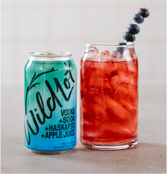 Vodka + Soda + Berry Juice + Apple Juice (6 Pack Cans)