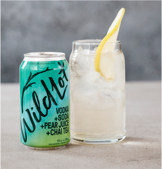 Vodka + Soda + Pear Juice + Chai Tea (6 Pack Cans)